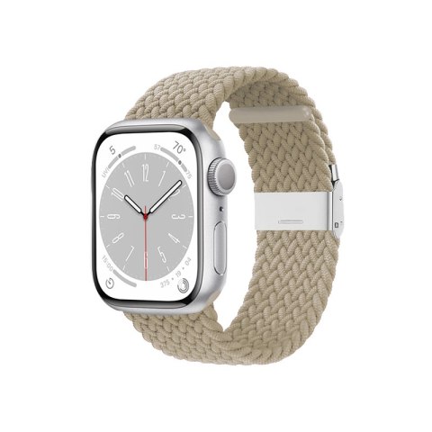 Crong Wave Band - Pleciony pasek do Apple Watch 38/40/41/42 mm (kamienny beż) Crong Wave Band - Pleciony pasek do Apple Watch 38/40/41/42 mm (kamienny beż)