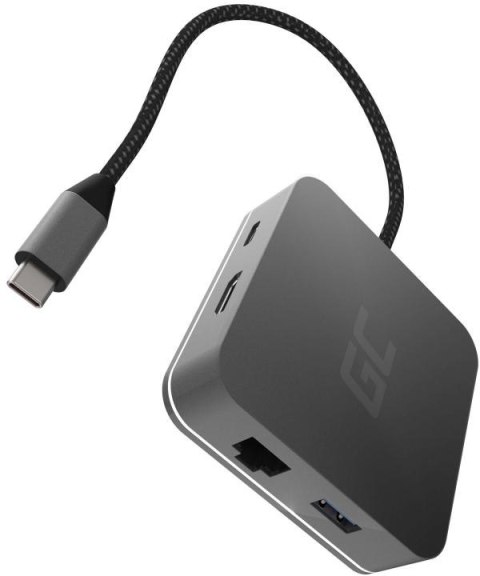 Hub USB 6w1 Green Cell USB-C AK61 GREEN CELL Hub USB 6w1 Green Cell USB-C AK61 GREEN CELL