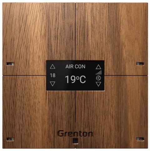 Panel dotykowy SMART PANEL 4B ciemne drewno Grenton GRENTON Panel dotykowy SMART PANEL 4B ciemne drewno Grenton GRENTON