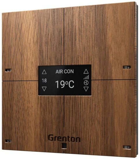 Panel dotykowy SMART PANEL 4B ciemne drewno Grenton GRENTON Panel dotykowy SMART PANEL 4B ciemne drewno Grenton GRENTON