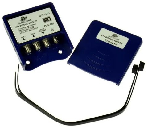 Przełącznik DiSEqC 2/1 Spacetronik SPD-021O zewnętrzny SPACETRONIK Przełącznik DiSEqC 2/1 Spacetronik SPD-021O zewnętrzny SPACETRONIK