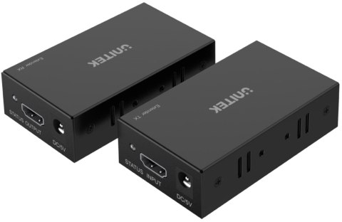 Unitek 60M HDMI Extender Over Ethernet V100A UNITEK Unitek 60M HDMI Extender Over Ethernet V100A UNITEK