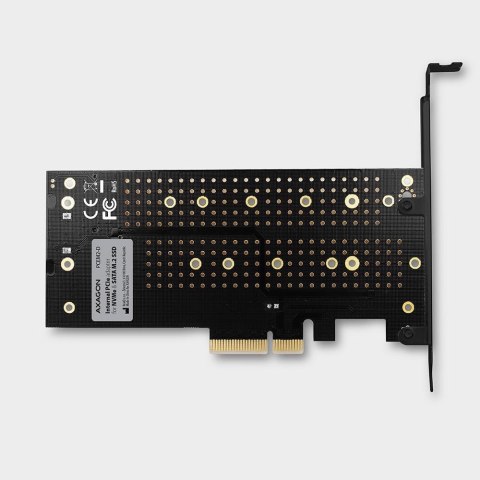 Adapter Axagon PCEM2-D PCIe NVME + SATA M.2 AXAGON Adapter Axagon PCEM2-D PCIe NVME + SATA M.2 AXAGON