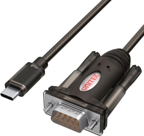 Adapter Unitek Y-1105K USB-C 1x RS-232 UNITEK Adapter Unitek Y-1105K USB-C 1x RS-232 UNITEK
