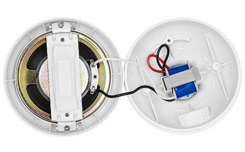 Głośnik kulowy HQM-SK313 3W 100V gwint E27 Biały HQM Głośnik kulowy HQM-SK313 3W 100V gwint E27 Biały HQM