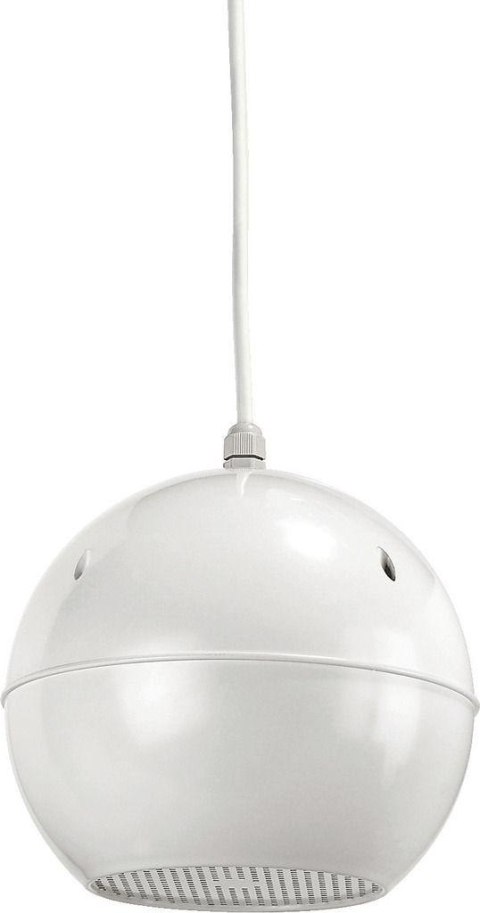 Głośnik kulowy PA MONACOR EDL-412/WS odporny na wilgoć Technika 100V lub 8Ω biały MONACOR Głośnik kulowy PA MONACOR EDL-412/WS odporny na wilgoć Technika 100V lub 8Ω biały MONACOR