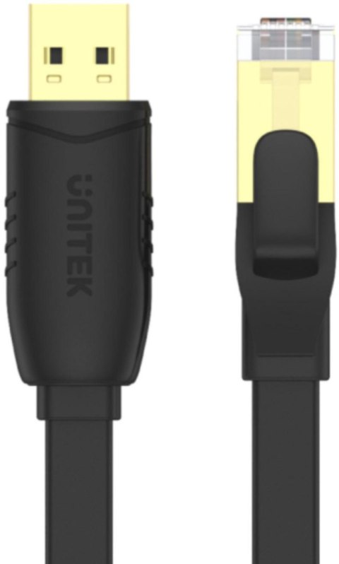 Kabel Unitek Y-SP02001B RJ-45 na USB-A konsolowy 1,8m UNITEK Kabel Unitek Y-SP02001B RJ-45 na USB-A konsolowy 1,8m UNITEK