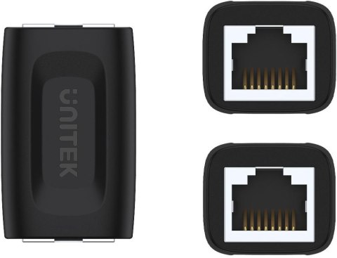 Unitek A1026BK Łącznik RJ45 (F) - RJ45 (F) Cat.6 1 Gbps UNITEK Unitek A1026BK Łącznik RJ45 (F) - RJ45 (F) Cat.6 1 Gbps UNITEK