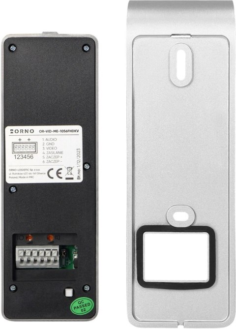 Wideodomofon ORNO OR-VID-ME-1056FHD/B ORNO Wideodomofon ORNO OR-VID-ME-1056FHD/B ORNO