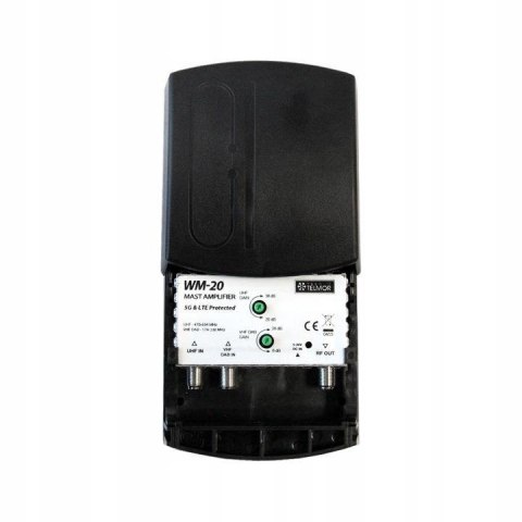 Wzmacniacz masztowy Telmor WM-20 UHF VHF TELMOR Wzmacniacz masztowy Telmor WM-20 UHF VHF TELMOR