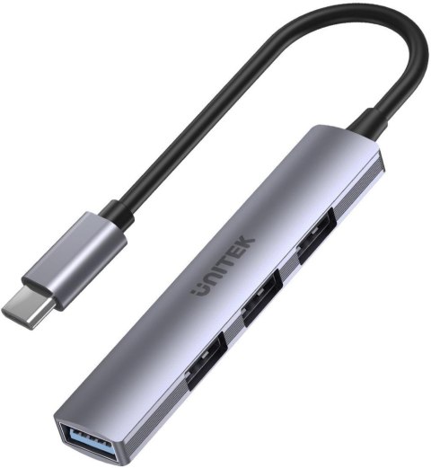 Adapter Unitek H1208B Hub USB-C 1*USB-A 5Gbps, 3*USB-A 2.0 UNITEK Adapter Unitek H1208B Hub USB-C 1*USB-A 5Gbps, 3*USB-A 2.0 UNITEK