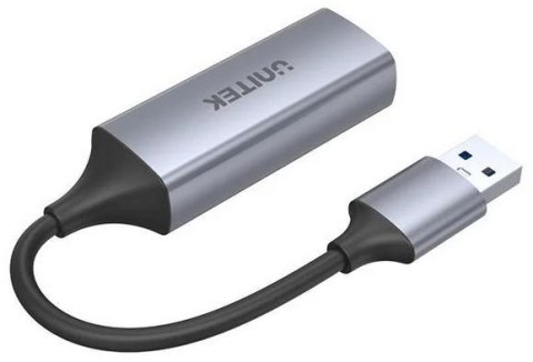 Adapter Unitek U1309A przejściówka USB-A 3.1 Gen1 RJ45 1000Mbps UNITEK Adapter Unitek U1309A przejściówka USB-A 3.1 Gen1 RJ45 1000Mbps UNITEK