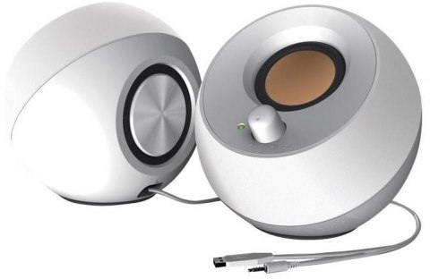 Głośniki komputerowe Creative Pebble 2.0 USB biały CREATIVE Głośniki komputerowe Creative Pebble 2.0 USB biały CREATIVE