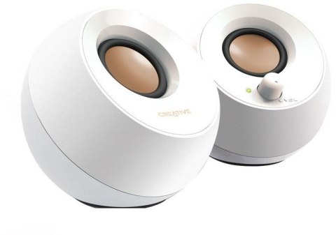 Głośniki komputerowe Creative Pebble 2.0 USB biały CREATIVE Głośniki komputerowe Creative Pebble 2.0 USB biały CREATIVE