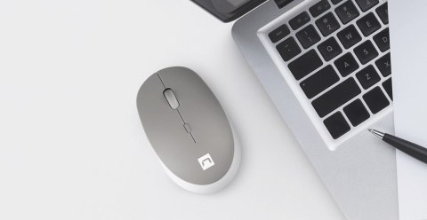 Mysz bezprzewodowa Natec Harrier 2 1600dpi Bluetooth biało-szary NATEC Mysz bezprzewodowa Natec Harrier 2 1600dpi Bluetooth biało-szary NATEC