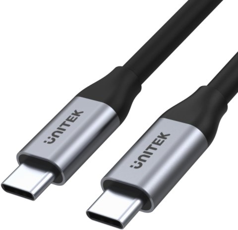 Przewód USB Unitek C14082ABK USB-C na USB-C 10Gbps 4K 60Hz 20V/5A UNITEK Przewód USB Unitek C14082ABK USB-C na USB-C 10Gbps 4K 60Hz 20V/5A UNITEK
