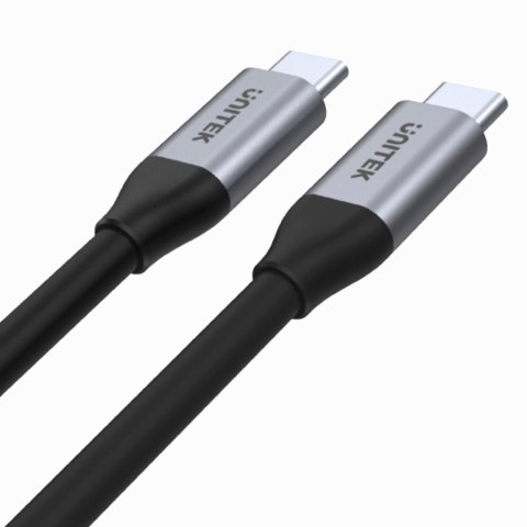 Przewód USB Unitek C14082ABK USB-C na USB-C 10Gbps 4K 60Hz 20V/5A UNITEK Przewód USB Unitek C14082ABK USB-C na USB-C 10Gbps 4K 60Hz 20V/5A UNITEK