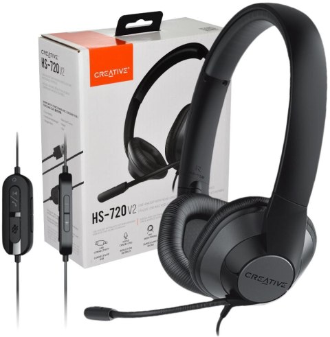 Słuchawki przewodowe Creative HS-720 V2 CREATIVE Słuchawki przewodowe Creative HS-720 V2 CREATIVE