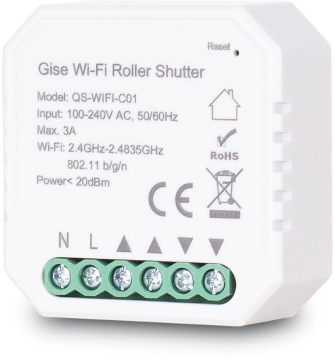 GISE Smart Sterownik roletowy WiFi | Tuya GISE GISE Smart Sterownik roletowy WiFi | Tuya GISE