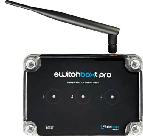 Moduł przekaźnikowy switchboxt pro z zewnętrzną anteną Blebox BLEBOX Moduł przekaźnikowy switchboxt pro z zewnętrzną anteną Blebox BLEBOX