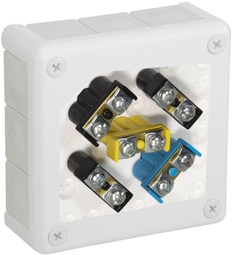 Puszka natynkowa z zaciskami 12 wlotów VIPLAST VP-51 BIAŁA IP55 118x118x46mm 051-51 VIPLAST Puszka natynkowa z zaciskami 12 wlotów VIPLAST VP-51 BIAŁA IP55 118x118x46mm 051-51 VIPLAST