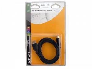 Kabel HDMI 2.0 Televes ref. 494501 1,5m 4K TELEVES Kabel HDMI 2.0 Televes ref. 494501 1,5m 4K TELEVES