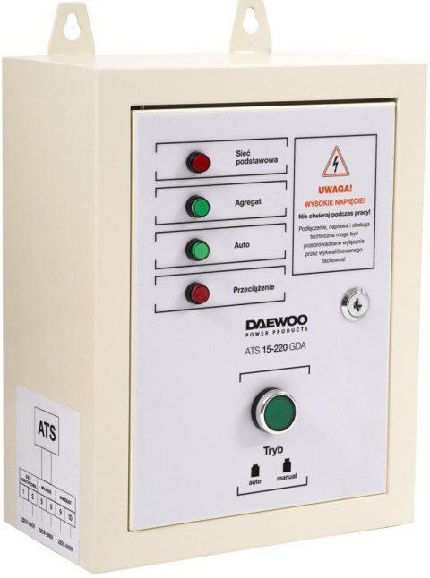 MODUŁ AUTOMATYKI SZR DAEWOO ATS15-400GDA DAEWOO POWER PRODUCTS MODUŁ AUTOMATYKI SZR DAEWOO ATS15-400GDA DAEWOO POWER PRODUCTS