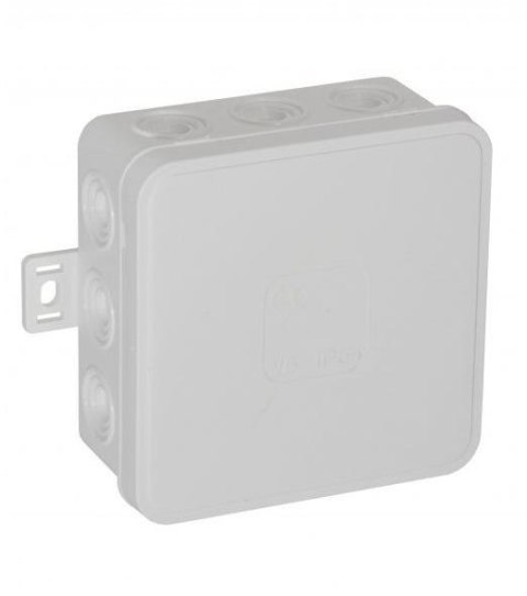 Puszka natynkowa pusta 12 wlotów VIPLAST V6 klik BIAŁA IP54 85x85x41mm 036-01 VIPLAST Puszka natynkowa pusta 12 wlotów VIPLAST V6 klik BIAŁA IP54 85x85x41mm 036-01 VIPLAST