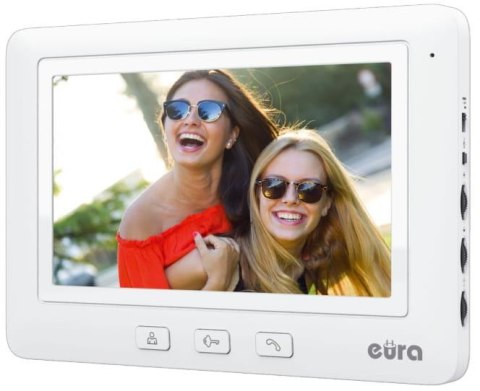 WIDEODOMOFON EURA VDP-45A3 "ALPHA" WHITE EURA WIDEODOMOFON EURA VDP-45A3 "ALPHA" WHITE EURA