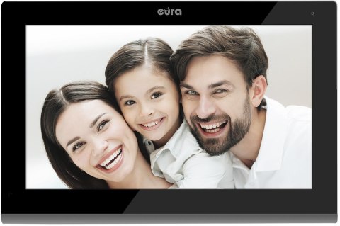 WIDEODOMOFON EURA VDP-97C5 czarny, lcd 7", wi-fi, czytnik zbliżeniowy, Tuya EURA WIDEODOMOFON EURA VDP-97C5 czarny, lcd 7", wi-fi, czytnik zbliżeniowy, Tuya EURA