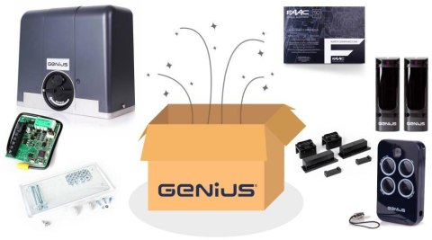 Zestaw Genius Blizzard 500 do 500kg bram przesuwnych GENIUS