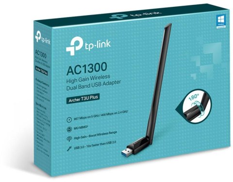ADAPTER WLAN USB TP-LINK ARCHER T3U PLUS TP-LINK ADAPTER WLAN USB TP-LINK ARCHER T3U PLUS TP-LINK