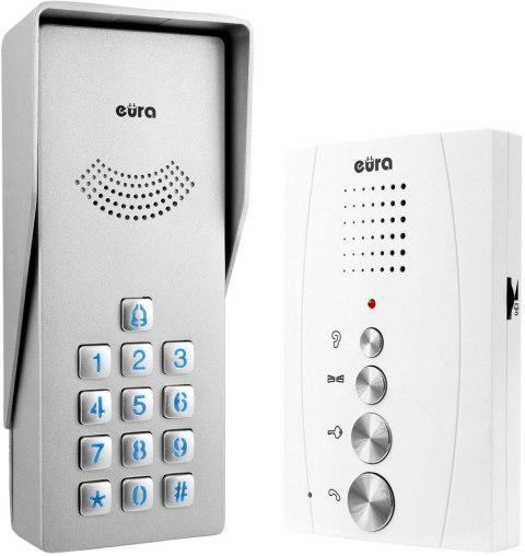 Domofon EURA ADP-38A3 ENTRA bialy EURA Domofon EURA ADP-38A3 ENTRA bialy EURA