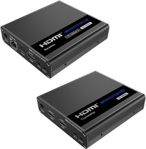 Konwerter HDMI na LAN KASKADA 4K Spacetronik IP SPH-676C - zestaw SPACETRONIK Konwerter HDMI na LAN KASKADA 4K Spacetronik IP SPH-676C - zestaw SPACETRONIK