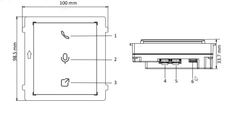 Moduł czytnika zbliżeniowego 13,56MHz HIKVISION DS-KD-M HIKVISION Moduł czytnika zbliżeniowego 13,56MHz HIKVISION DS-KD-M HIKVISION