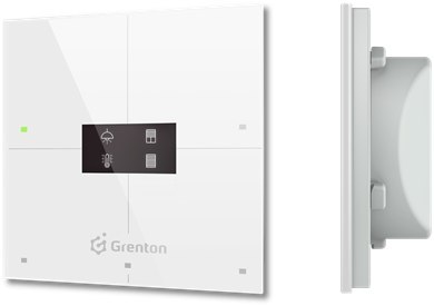 Panel dotykowy SMART PANEL 4B biały Grenton GRENTON Panel dotykowy SMART PANEL 4B biały Grenton GRENTON