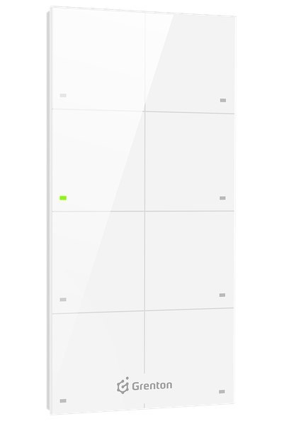 Panel dotykowy TOUCH PANEL 8B biały Grenton GRENTON Panel dotykowy TOUCH PANEL 8B biały Grenton GRENTON