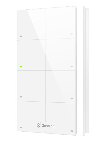Panel dotykowy TOUCH PANEL 8B biały Grenton GRENTON Panel dotykowy TOUCH PANEL 8B biały Grenton GRENTON