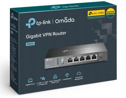 ROUTER TP-LINK TL-ER605 VPN SafeStream, Multi-WAN TP-LINK ROUTER TP-LINK TL-ER605 VPN SafeStream, Multi-WAN TP-LINK
