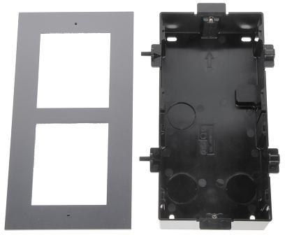 Ramka z puszką do montażu podtynkowego 2-modułowa HIKVISION DS-KD-ACF2/Plastic HIKVISION Ramka z puszką do montażu podtynkowego 2-modułowa HIKVISION DS-KD-ACF2/Plastic HIKVISION