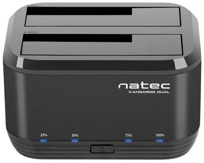Stacja dokująca HDD Natec Kangaroo Dual 2.5/3,5cala USB 3.0 + Zasilacz NATEC Stacja dokująca HDD Natec Kangaroo Dual 2.5/3,5cala USB 3.0 + Zasilacz NATEC