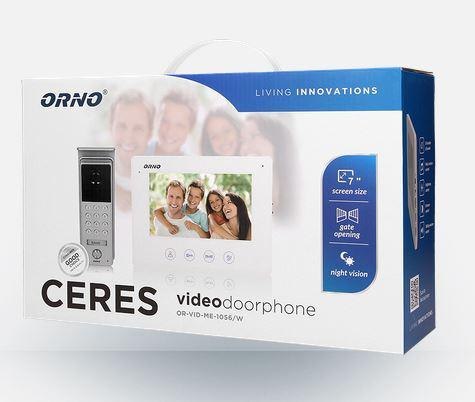 Wideodomofon ORNO CERES 7" OR-VID-ME-1056/B ORNO Wideodomofon ORNO CERES 7" OR-VID-ME-1056/B ORNO