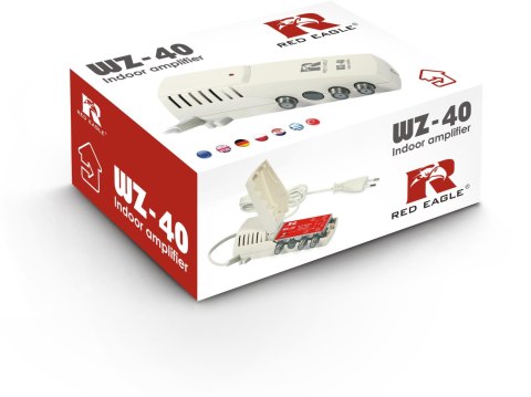 Wzmacniacz DVB-T/T2 WZ-40 RED EAGLE RED EAGLE Wzmacniacz DVB-T/T2 WZ-40 RED EAGLE RED EAGLE