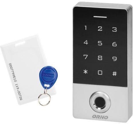 Zamek szyfrowy ORNO OR-ZS-822 z czytnikiem lini papilarnych i czytnikiem RFID ORNO Zamek szyfrowy ORNO OR-ZS-822 z czytnikiem lini papilarnych i czytnikiem RFID ORNO