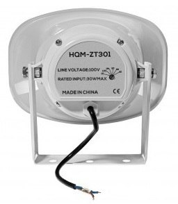 GŁOŚNIK TUBOWY HQM-ZT301 30W 100V BIAŁY HQM GŁOŚNIK TUBOWY HQM-ZT301 30W 100V BIAŁY HQM