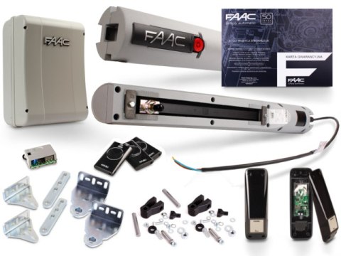 Zestaw Handy 24V - FAAC S418 do 5.4m bram dwuskrzydłowych FAAC