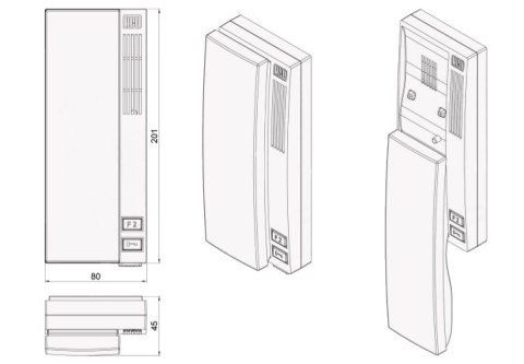 ACO INS-UP720B UNIFON - hold, 1-przycisk ACO ACO INS-UP720B UNIFON - hold, 1-przycisk ACO
