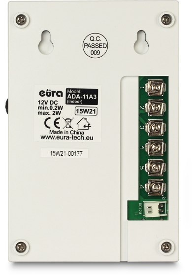 DOMOFON EURA ADP-11A3 ''INVITO'' b/słuchawkowy biały EURA DOMOFON EURA ADP-11A3 ''INVITO'' b/słuchawkowy biały EURA