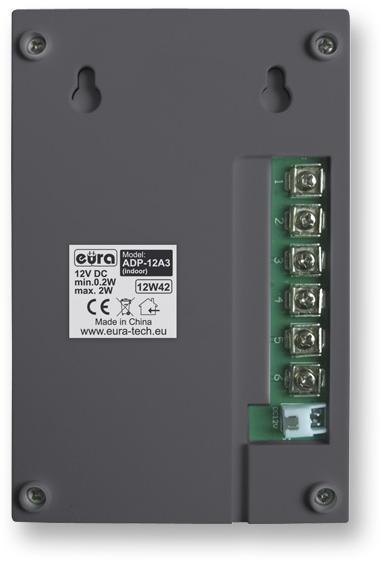Domofon EURA ADP-12A3 ''INVITO' głośnomówiący, bezsłuchawkowy EURA Domofon EURA ADP-12A3 ''INVITO' głośnomówiący, bezsłuchawkowy EURA