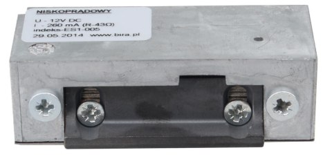 Elektrozaczep Bira Vidos 12VDC symetryczny R5 VIDOS Elektrozaczep Bira Vidos 12VDC symetryczny R5 VIDOS